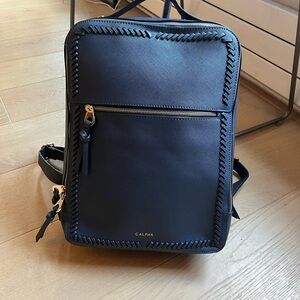 Calpak Navy Blue Laptop Backpack